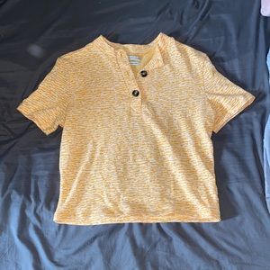 Urban outfitters yellow crop top